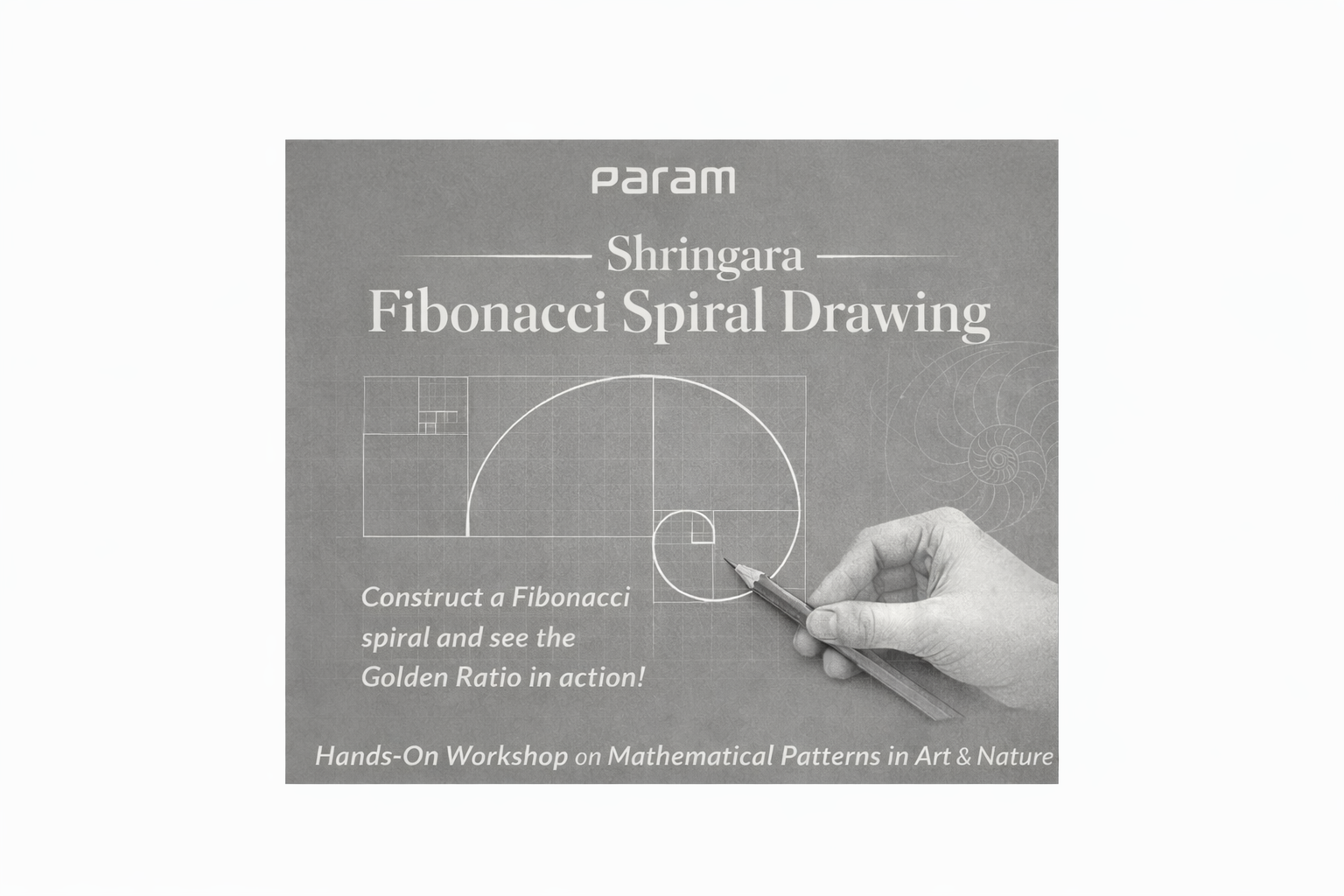 Fibonacci Spiral Drawing